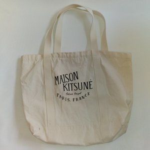 MAISON KITSUNE SHOPPING TOTE BAG PALAIS ROYAL PARIS, FRANCE